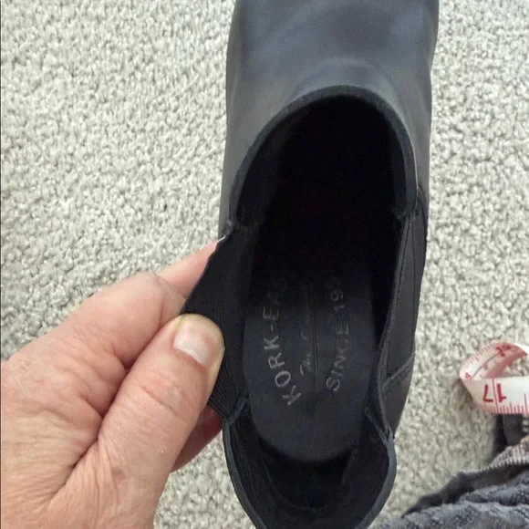 Kork-Ease Black Ankle Booties - Picture 2 of 6